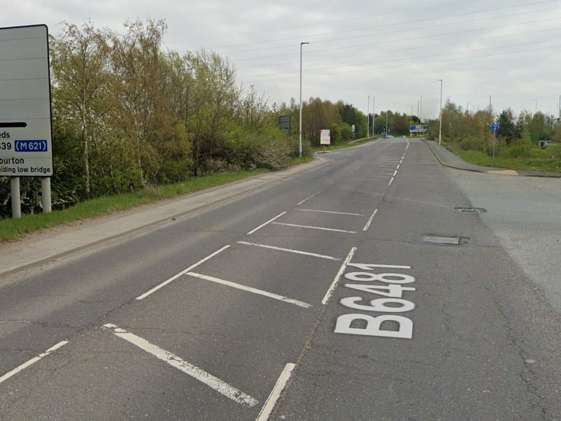Ben Bruce said: "Outside arla in Stourton there's one what will easily claim a small car it's like a sink hole."