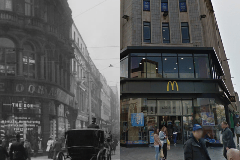 The Don clothing store once stood on the corner of Paradise Street and Lord Street. It is now a McDonalds.