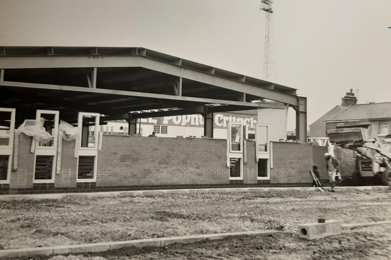 Blackpool's new £169,000 Social Club was under construction in February 1975. The club felt the project could boost revenue