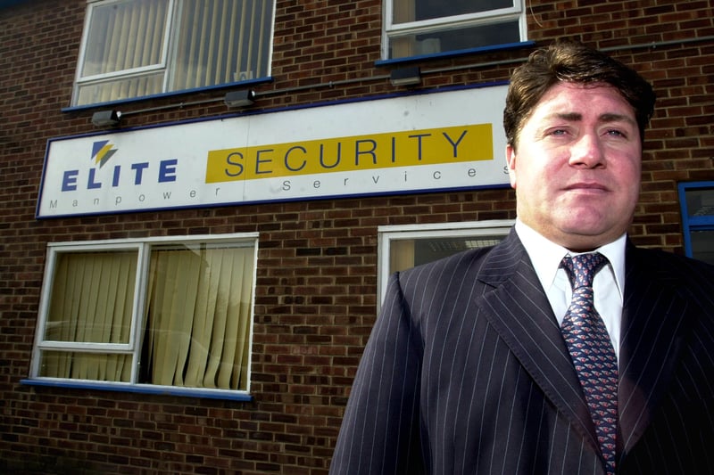 Jon Gale, national sales director for Elite Security in March 2003.