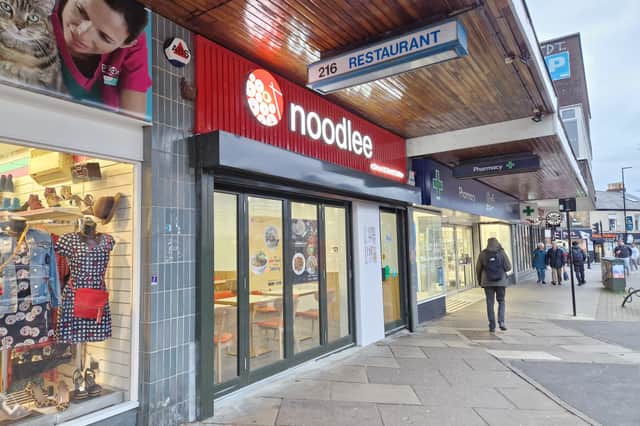 The Noodlee restaurant has opened in the former Balti King site. Picture: David Kessen, National World