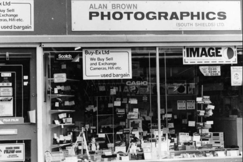 Alan Brown Photographics shop in Frederick Street was the place to be if you loved anything to do with photography. 