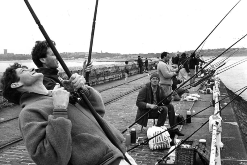 South Shields Angling Club was out in force for this angling competition in October 1985. Is there someone you know in this photo? 