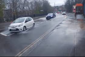 A water main has burst on Archer Road in Sheffield and is reportedly so severe it is causing "the road to lift up."