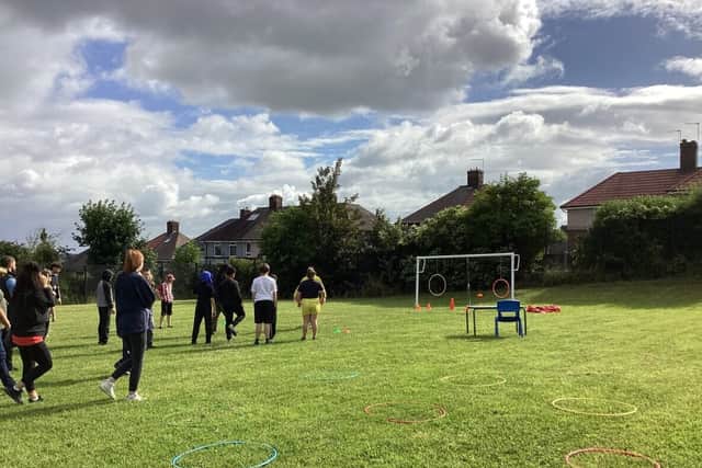 A photo of sports day 2023 at Holgate Meadow School shared by NEXUS MAT.