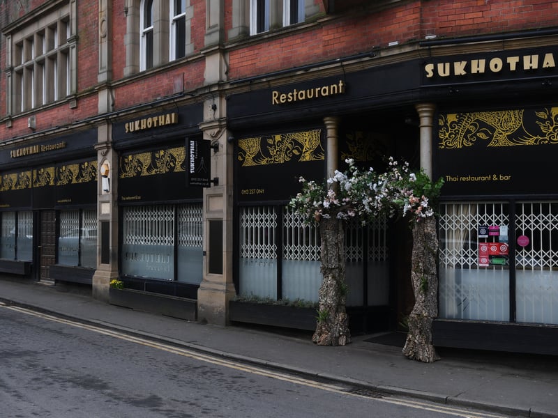 Sukhothai, located in Regent Street, has a rating of 4.5 stars from 617 Google reviews. A customer at Sukhothai said: "This is, without a doubt, one of our favourite Thai restaurants. Time after time, we always receive excellent service and food. The atmosphere is always incredible and lively.
A place I will continue to visit and dine until I can't or they stop. Thank you, again for making my little boys birthday very special."