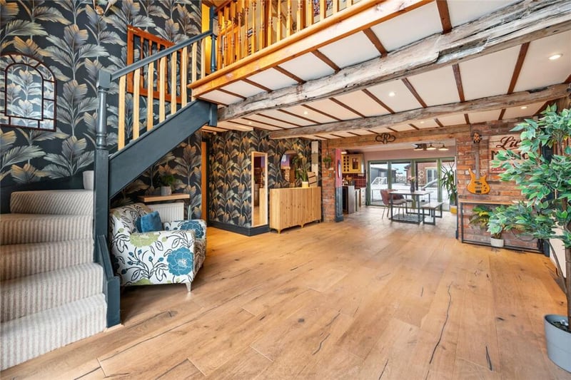 Glorious 7 bed rural property boasting two modern homes & 2-acre garden ...