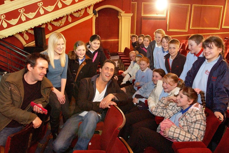 The cast of Blood Brothers were delighted to welcome pupils from the school to the Empire Theatre in February 2007.