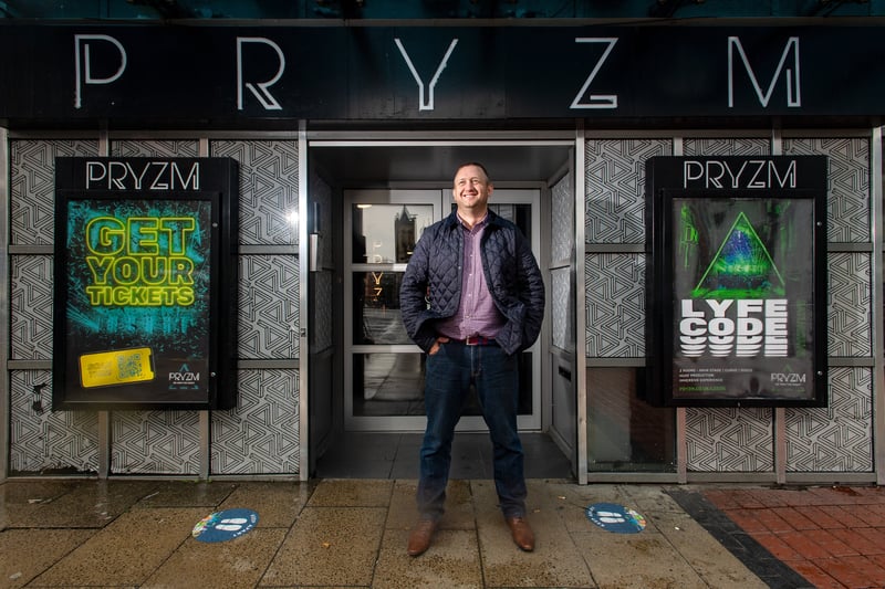Do you remember Gavin McQueen? He manager at Pryzm. Pictured in July 2021.