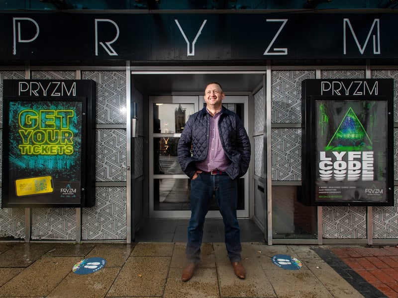 Do you remember Gavin McQueen? He manager at Pryzm. Pictured in July 2021.
