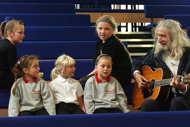 Country music legend Charlie Landsborough was a popular visitor when he opened the school in 2007.