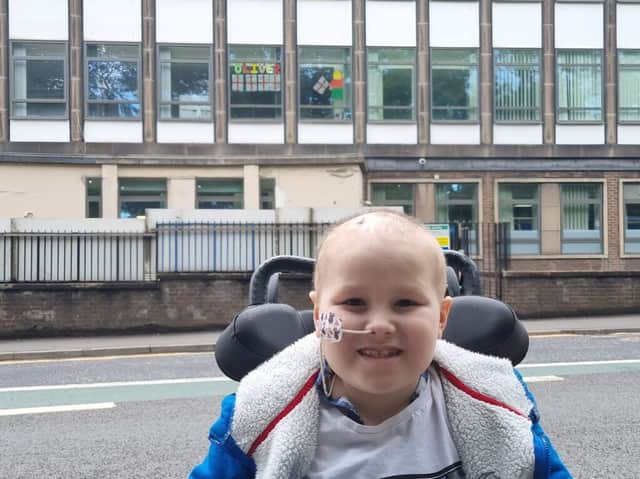 Oliver spent three years of his life in Sheffield Children's, which mum Laura describes as his "home".