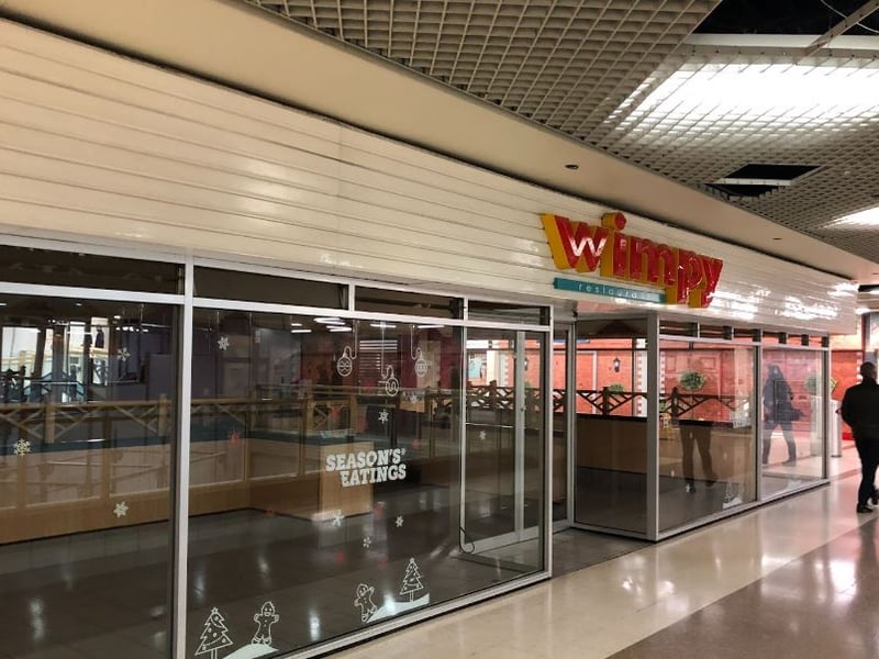 You couldn't beat a Wimpy in the Broadmarsh Centre while Christmas shopping!