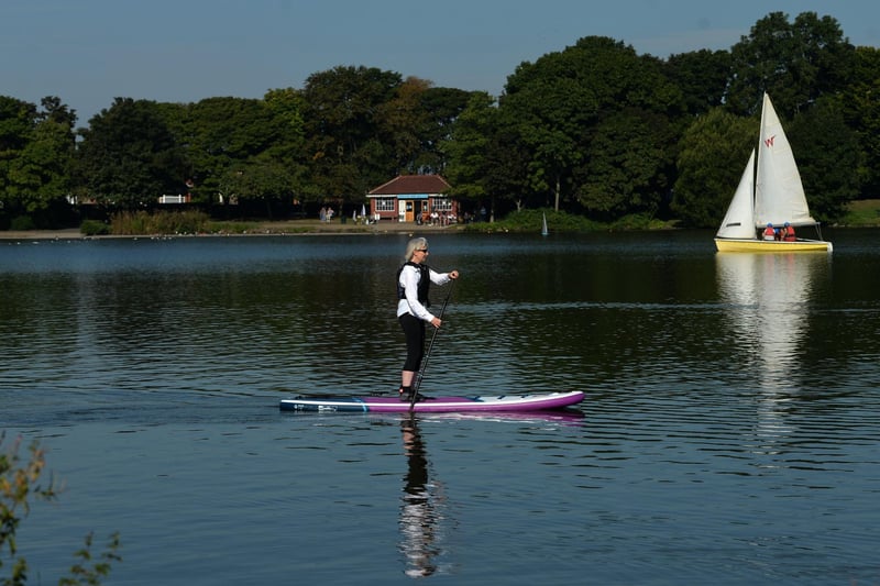 One of the most scenic walks in Leeds is at Yeadon Tarn. Little else is as appealing as seeing the beautiful views of the water glistening in the sun. Yeadon Tarn hosts a range of activities too. 
