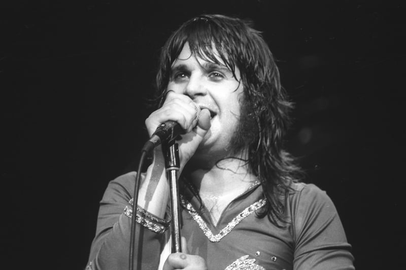 The Black Sabbath icon is pictured performing here in the early 1980s. Ozzy grew up in Aston 