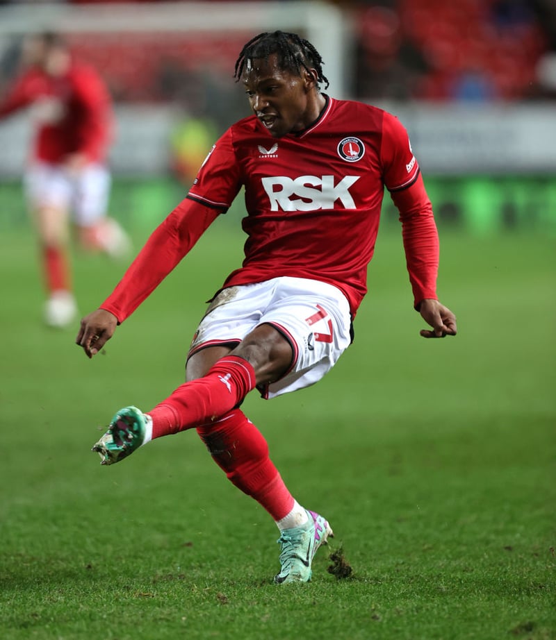 Edun looked lively early on but had little influence as Charlton struggled following Derby goal.