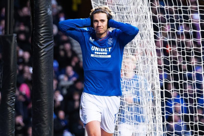A standout performer against Hibs for an hour last weekend following a month's absence, with most of Rangers attacking play going through the ex-Norwich City man. Can drift into some dangerous pockets of space and capable of making things happen.