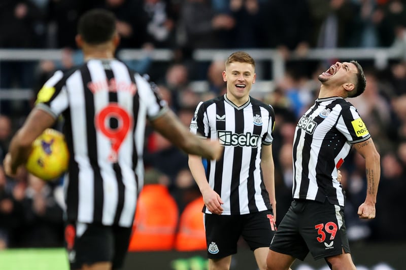 Would be Barnes' first start since he sustained that foot injury at Sheffield United in September. Scored against Luton last time out at St James' Park. 