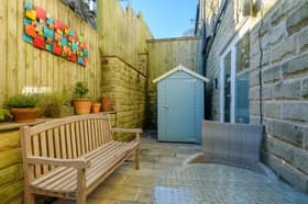 The house comes with this lovely courtyard space. (Photo courtesy of Whitehornes)