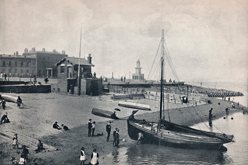 Fleetwood - The Sands', 1895. From Round the Coast. 