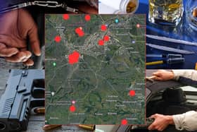 The 17 most crime-ridden streets in Sheffield have been revealed