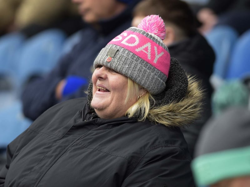Sheffield Wednesday fans at Huddersfield Town away