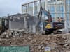Long-standing city centre building is half-gone as demolition work continues
