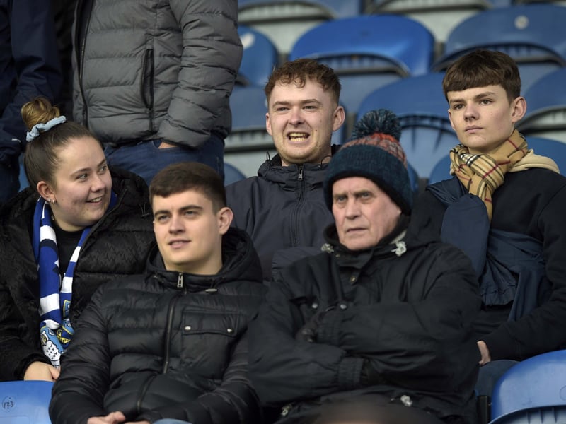 Sheffield Wednesday fans at Huddersfield Town away