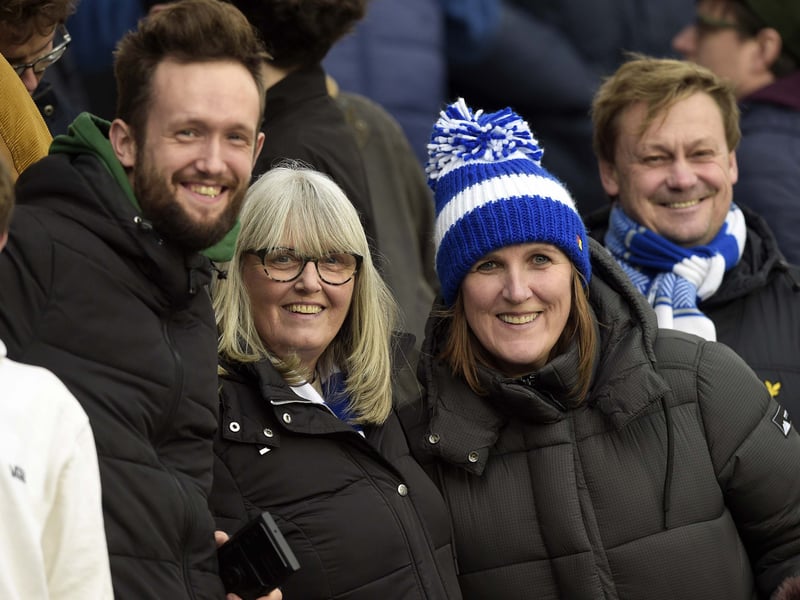 Sheffield Wednesday fans at Huddersfield Town away