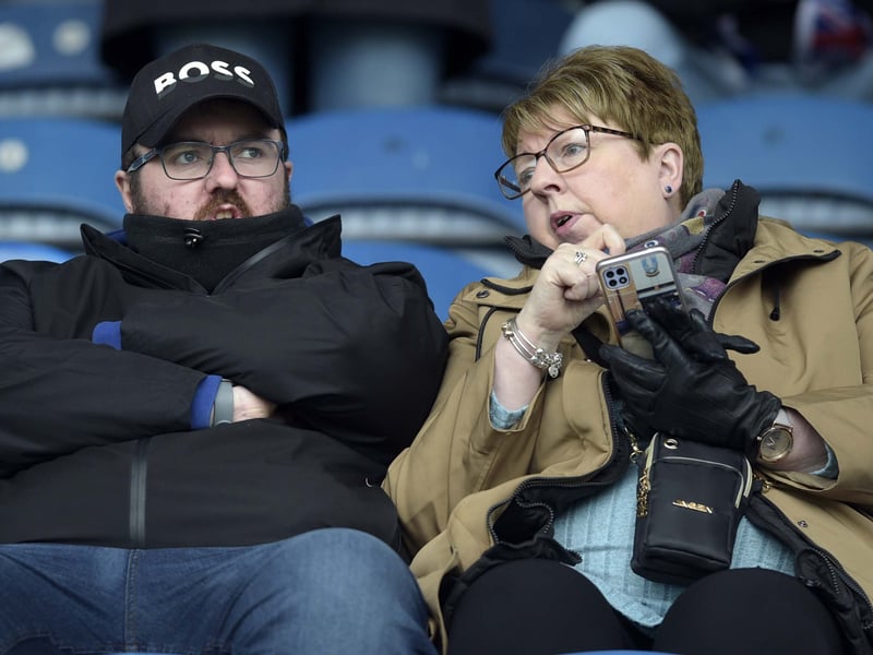 Sheffield Wednesday fans at Huddersfield Town away