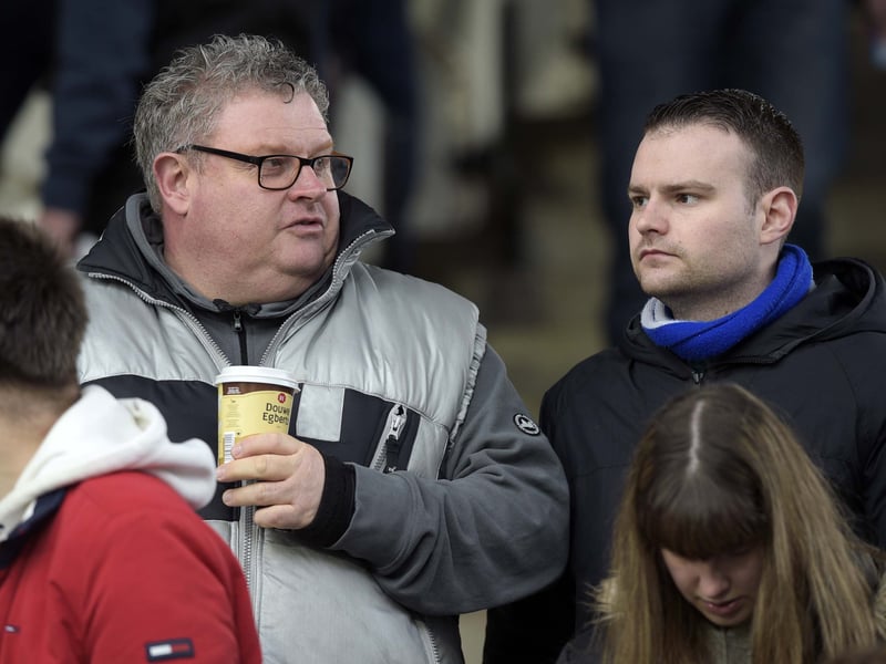 Sheffield Wednesday fans at Huddersfield Town away