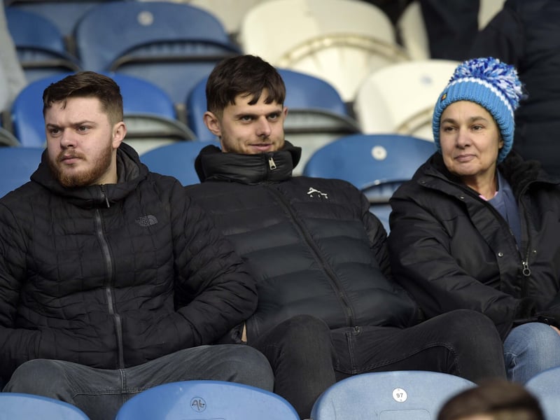 Sheffield Wednesday fans at Huddersfield Town away