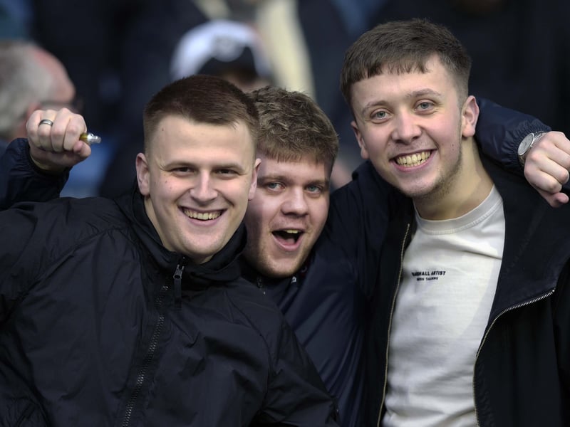 Sheffield Wednesday fans at Huddersfield Town away