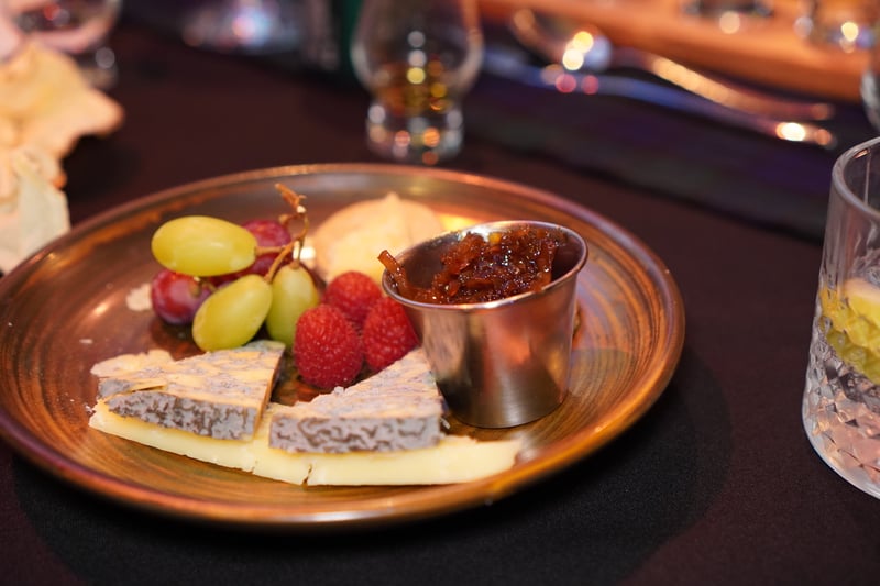 To top things off, guests are treated to an Isle of Mull cheese board, a mix of deep blue cheese and sharp cheddar, paired with chutney and fruit - as classy as it is delicious.