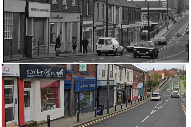 Changes in Ryhope Street as we look at views from 1984 and August 2023.