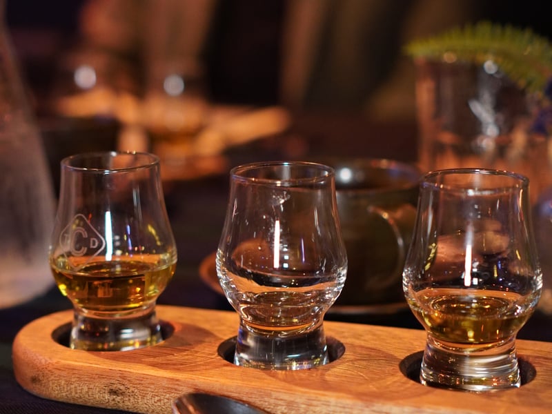 The Glenlivet Whisky flight at Mharsanta