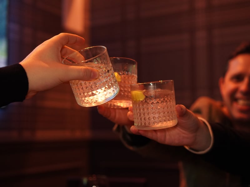 Another Scottish classic, Caorunn was paired with Scottish tonic water between plates