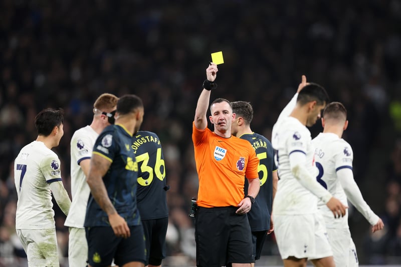 10 Yellow Cards.
