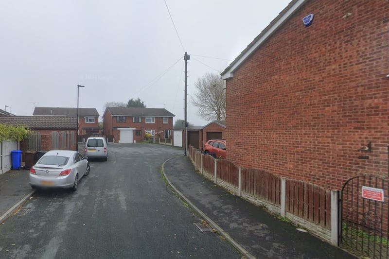 The joint fourth-highest number of reports of drug offences in Sheffield in December 2023 were made in connection with incidents that took place on or near  Colliers Close, Woodhouse, with 2
