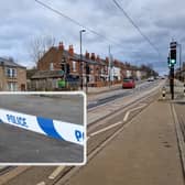 City Road, Sheffield, was closed for around three hours after a woman was injured in a collision with a car. Picture: David Kessen, National World