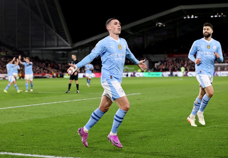The star man at the moment, Foden is absolutely  flying. Against Brentford he started out wide but moved inside and the 23-year-old could be deployed in a similar role this weekend.