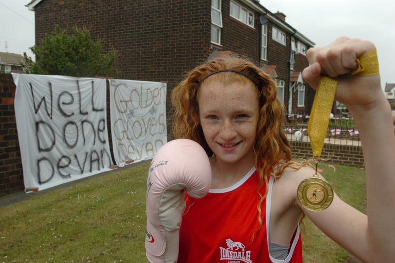 Devan Hahn, of Prospect Row, who won a gold medal in the Girls ABA Boxing Championships in Portsmouth in 2010.