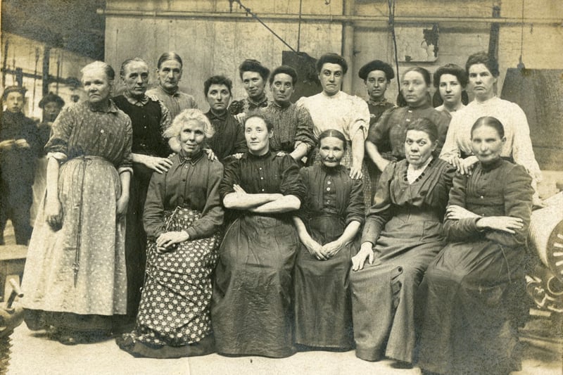 Airdrie Cotton Works Employees, around 1905