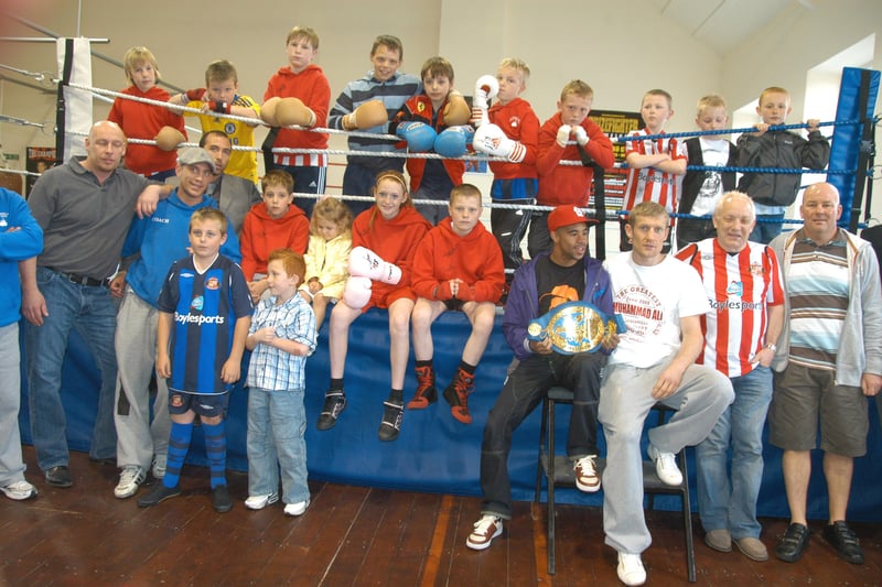 The day that a new boxing club was opened in Prospect Row in April 2009.