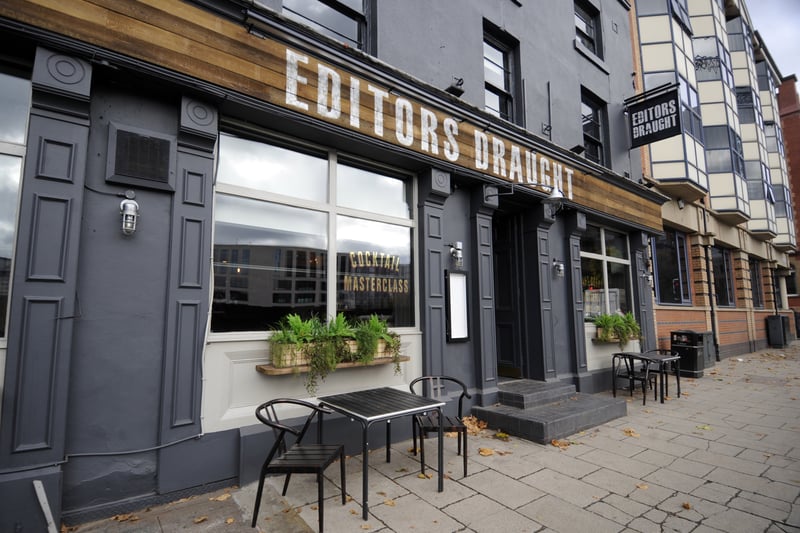 Editors Draught, located in Wellington Street, is inviting football fans to enjoy the halftime show at its popular venue. It promises "amazing food and drink deals and an unbeatable atmosphere".