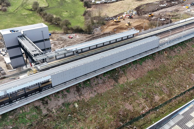 The new £26.5 million station was scheduled to open in early 2024 but has been hit by construction delays.
