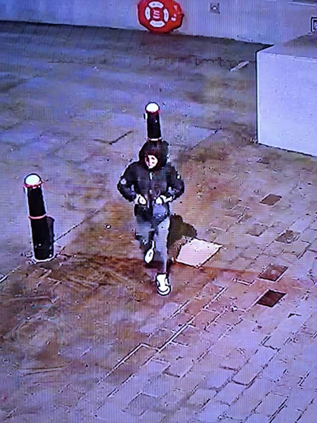 Abdul Ezedi at 9.47pm on January 31 on Allhallows Lane by Cannon Street station. (Photo by MPS)