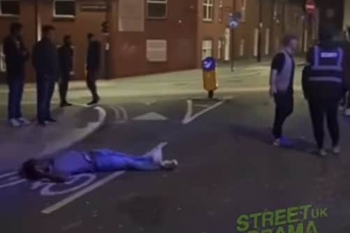 A video clip shared on the Instagram account streetdrama_uk appears to show a bouncer knocking a man to the ground outside Onyx nightclub in Sheffield city centre. The footage has just been shared but police said the incident happened in 2022