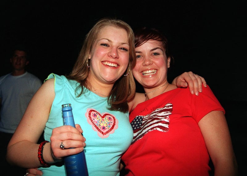 Christine and Emma at Sheffield's Kingdom nightclub
