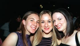 Sarah, Kym and Linda at Sheffield's Kingdom nightclub
